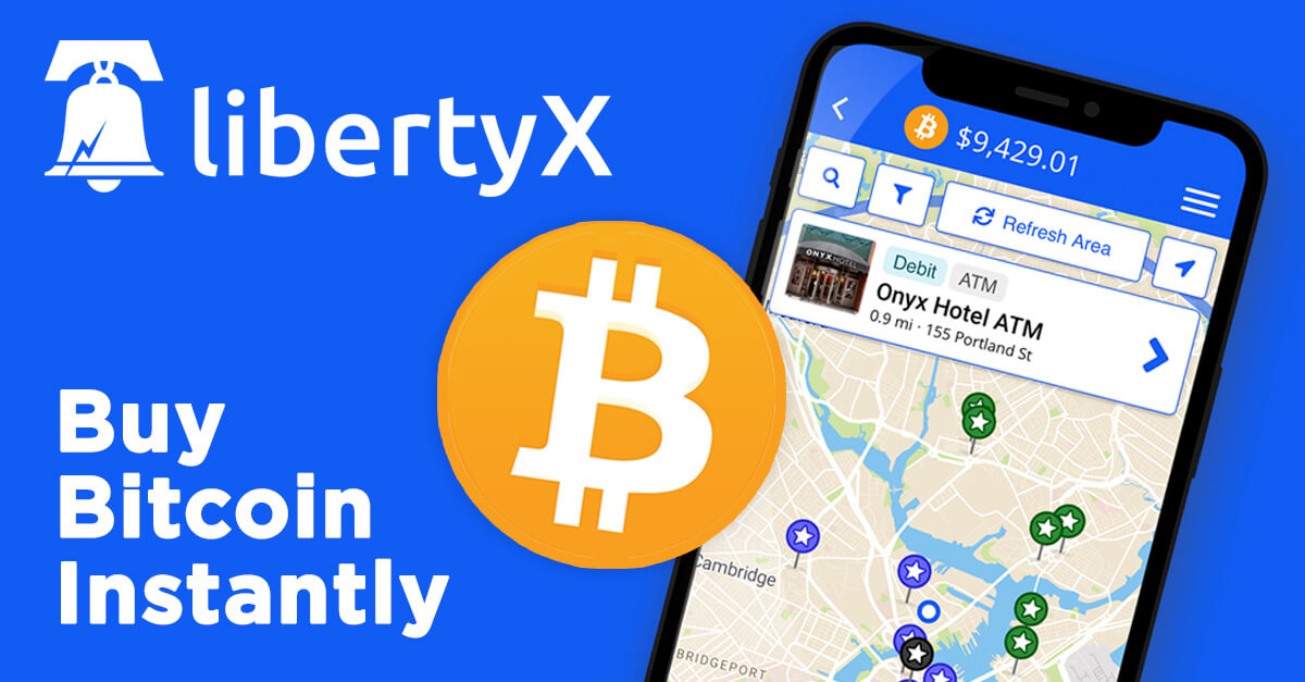 What are the benefits of using LibertyX for Bitcoin transactions?